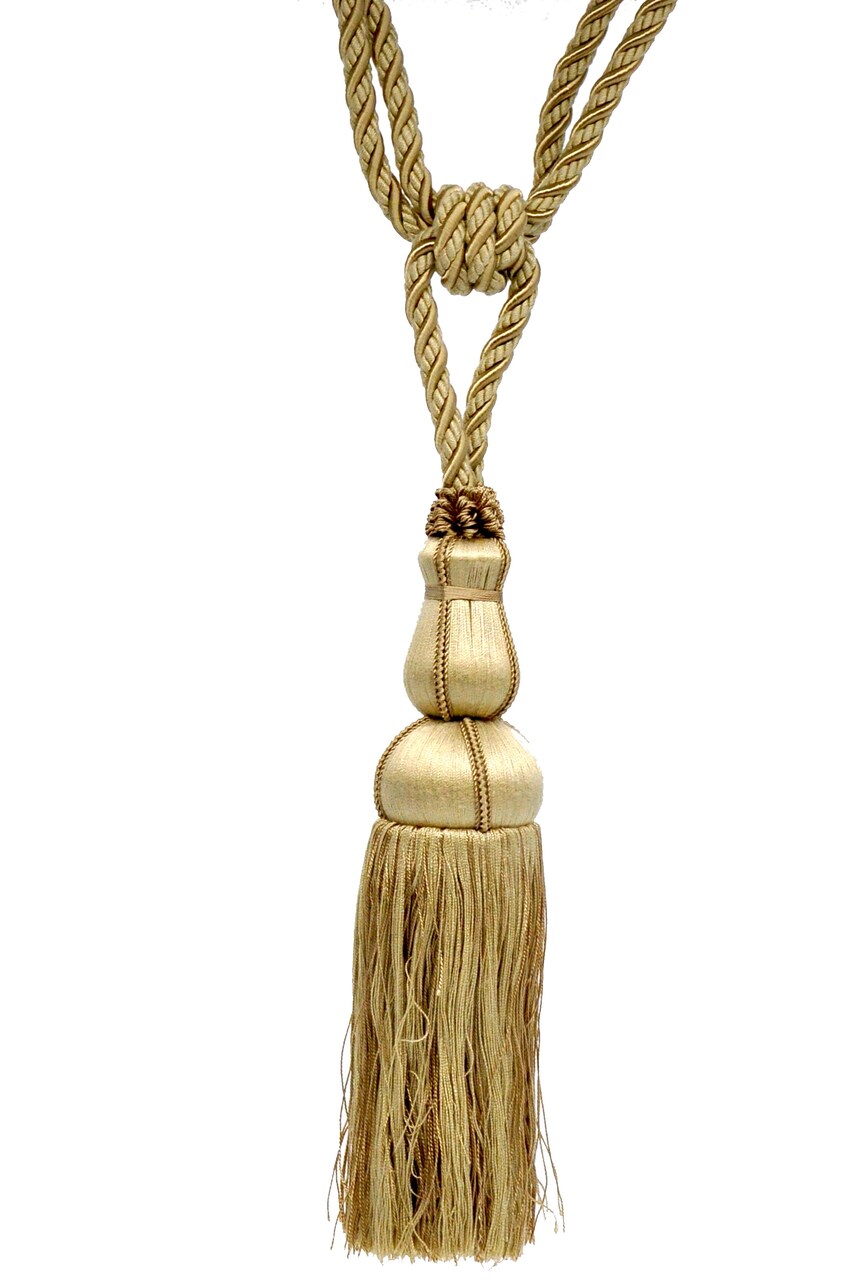 Belagio Single Tassel Tie-Back, 10" Long Tassel, Colors Collection, Taupe